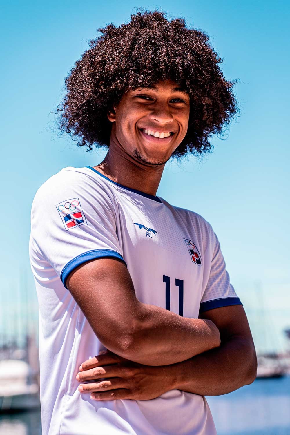 Camiseta Oficial Rep. Dominicana de fútbol 2ª - PERSONALIZADA