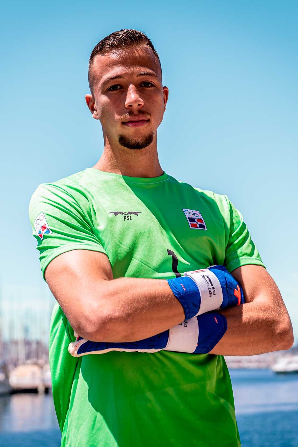 Camiseta Oficial República Dominicana de fútbol portero Verde