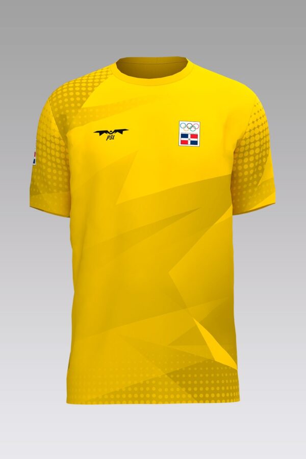 Camiseta Oficial República Dominicana de fútbol portero amarilla - Imagen 2