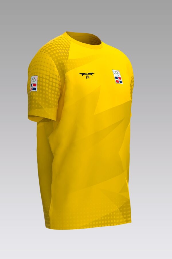 Camiseta Oficial República Dominicana de fútbol portero amarilla - Imagen 4