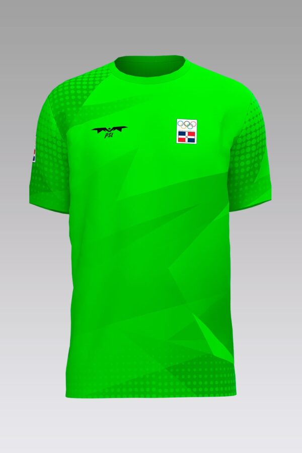 Camiseta Oficial República Dominicana de fútbol portero Verde - Imagen 3