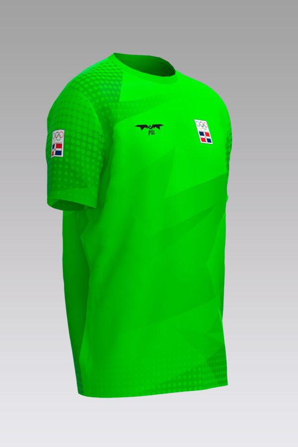 Camiseta Oficial República Dominicana de fútbol portero Verde - Imagen 4